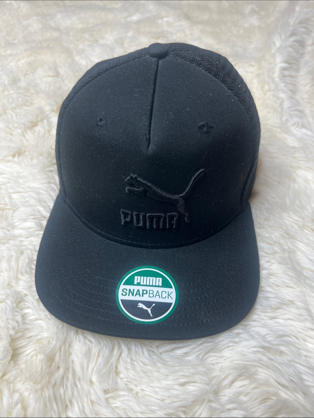 Puma Black Truckers Hat